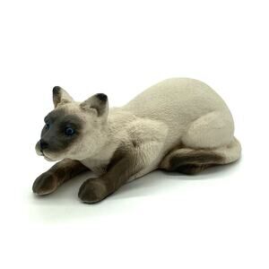 Vtg 1992 Siamese Cat Feline Collectible Figurine Statue Universal Statuary 6.5”